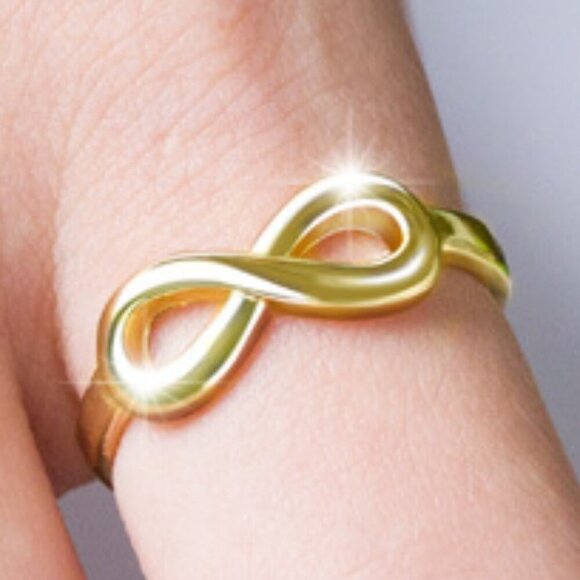 🎁 Shape Cross Ring Simple Hollow Weave Anillos Rings for Women, HA4296-6